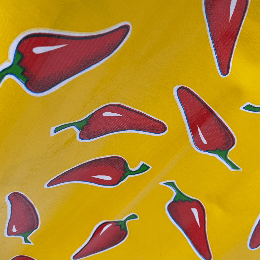 Chillies on Yellow