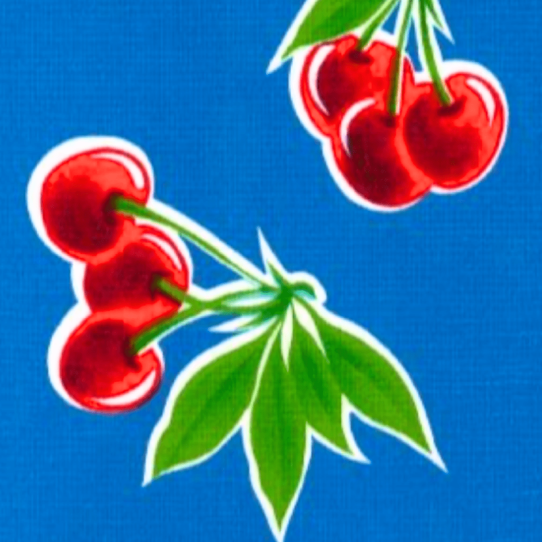 Cherries on Blue